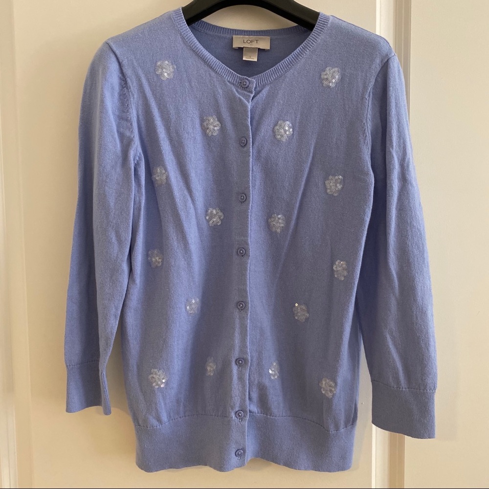 Loft women sweater cardigan